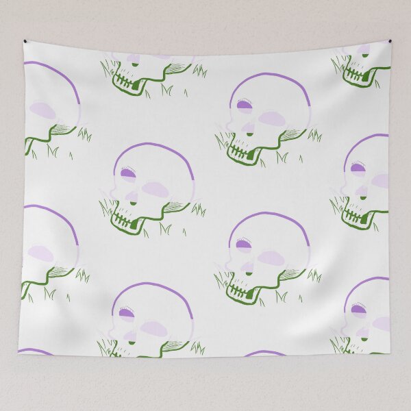 Item preview, Genderqueer Pride Skull designed and sold by emmydrawsstuff.