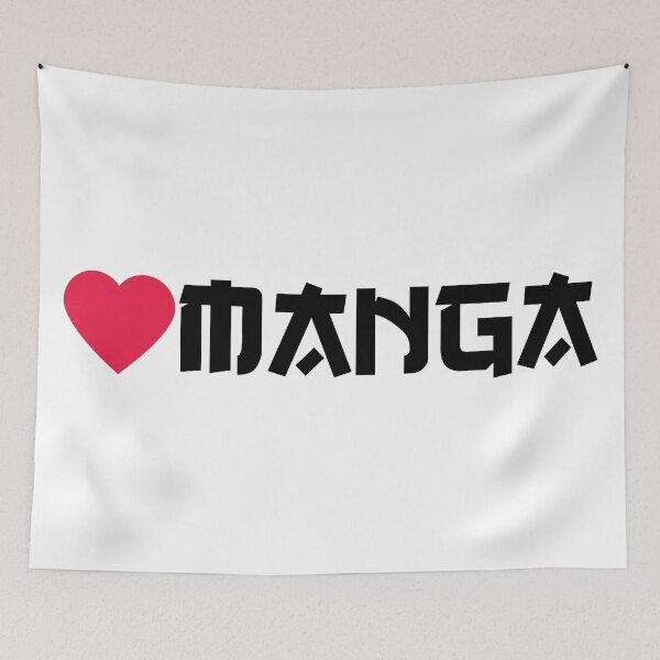 Item preview, Love Manga - Black Letters designed and sold by AmpersandCuster.