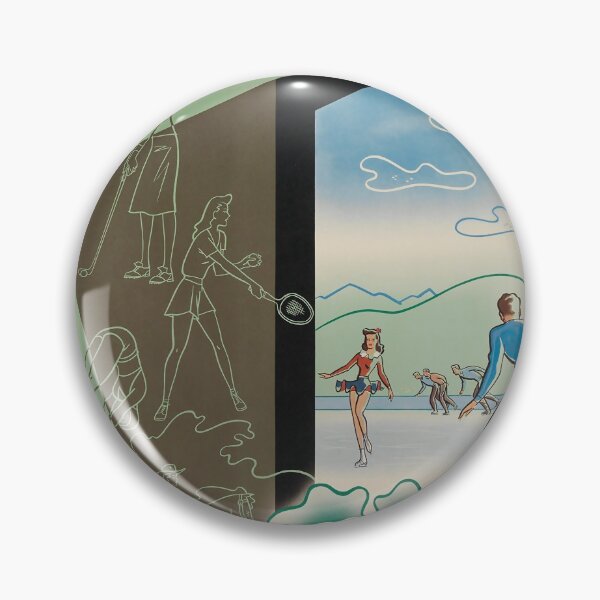 Item preview, Sun Valley Idaho vintage travel poster designed and sold by stickart-marek.