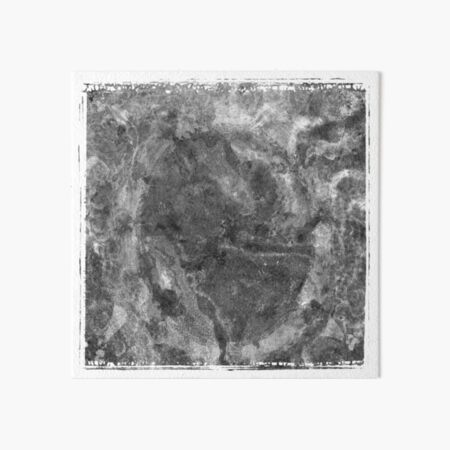 The Atlas of Dreams - Plate 24 (b&w) Art Board Print
