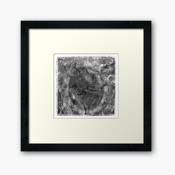 The Atlas of Dreams - Plate 24 (b&w) Framed Art Print