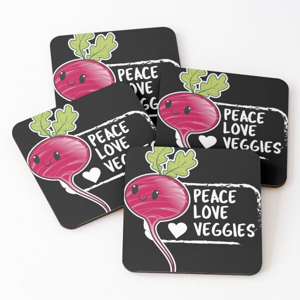Item preview, Peace Love Veggie Tee, Vegetarian design, Veggie graphic designed and sold by Lisbob.