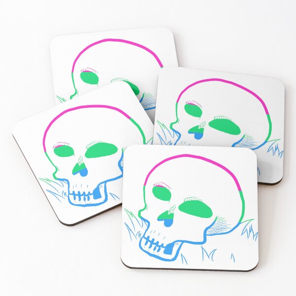 Item preview, Polysexual Pride Skull designed and sold by emmydrawsstuff.