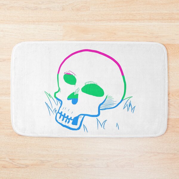 Item preview, Polysexual Pride Skull designed and sold by emmydrawsstuff.