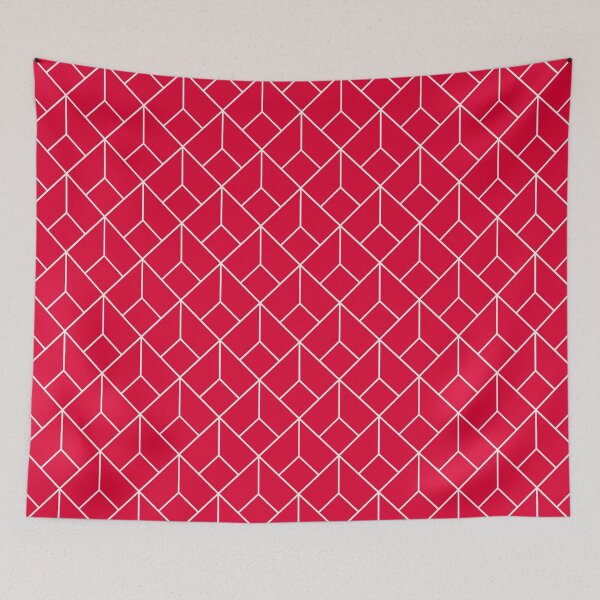 Item preview, Red Geometric Pattern designed and sold by Amanda-Lakey.