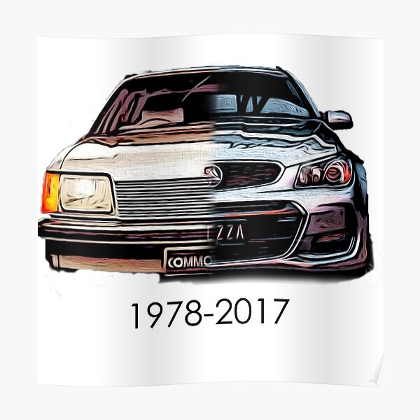 RIP Holden Commodore Poster