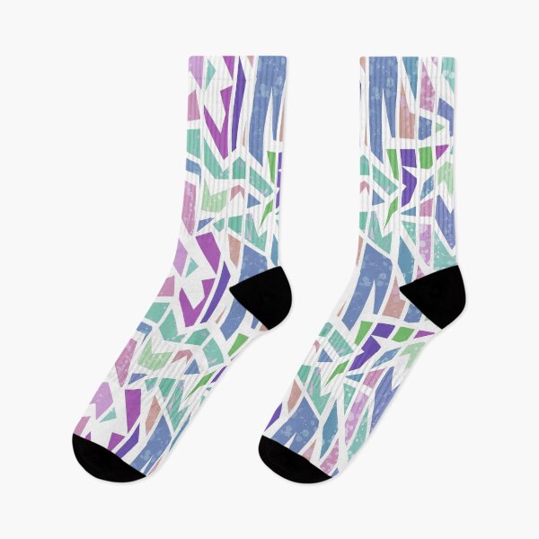 Item preview, Abstract bright geometric seamless pattern print designed and sold by fuzzyfox.