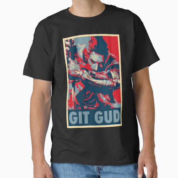Item preview, Sekiro: Shadows Die Twice - Git Gud Design designed and sold by Gaming Prints.