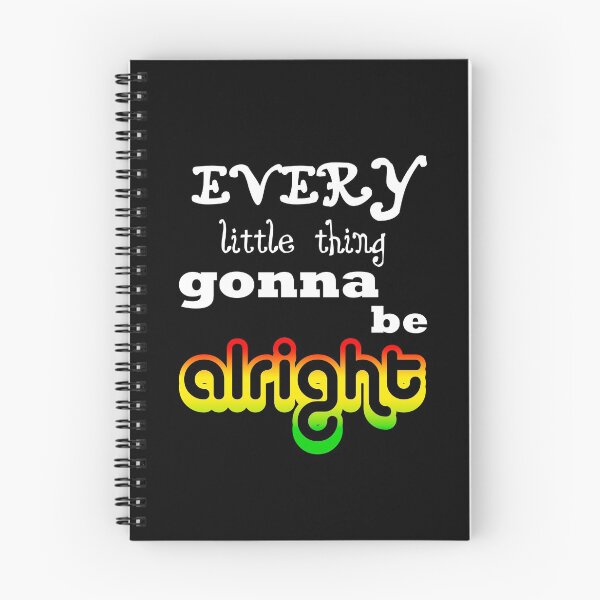 Item preview, Every little thing gonna be ALRIGHT reggae rasta colours gift designed and sold by Stageystuff.
