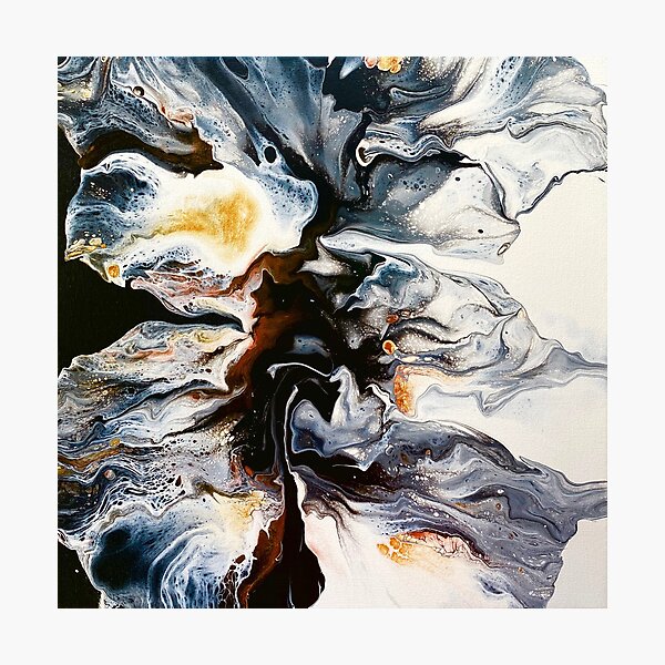 OUTRAGE - Dutch Pour Art Photographic Print