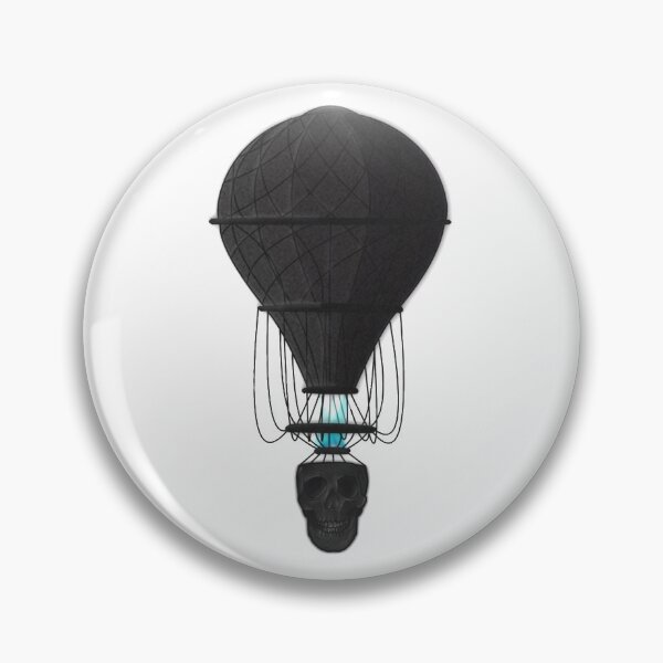 Item preview, Skull Hot Air Balloon designed and sold by mixia-art.