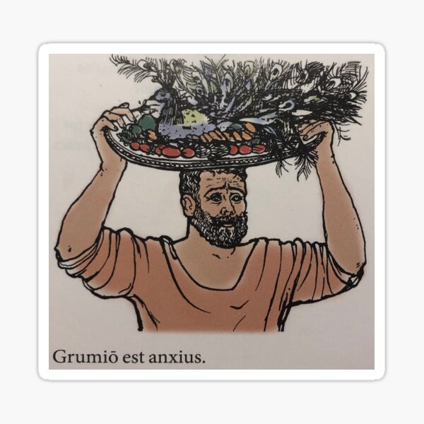 Item preview, Grumio est anxius designed and sold by rrhiannon.