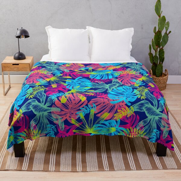 Item preview, Bright Tropical Leaf Pattern designed and sold by Amanda-Lakey.