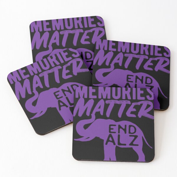 Item preview, Memories Matter, Alzheimer's Awareness Tee, Purple Elephant designed and sold by Lisbob.