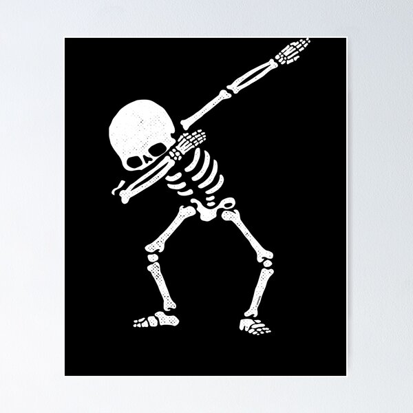 Item preview, Dabbing Skeleton Dab Pose Hip Hop Skull designed and sold by vomaria.