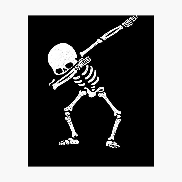 Item preview, Dabbing Skeleton Dab Pose Hip Hop Skull designed and sold by vomaria.