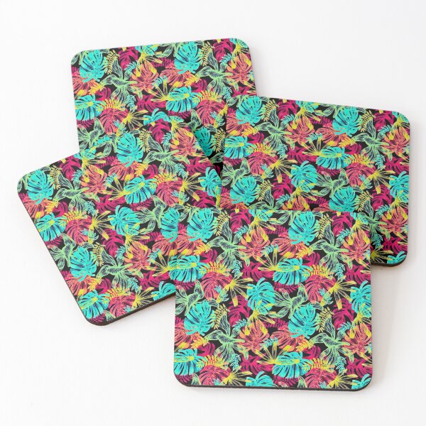 Item preview, Bright Tropical Leaf Pattern designed and sold by Amanda-Lakey.