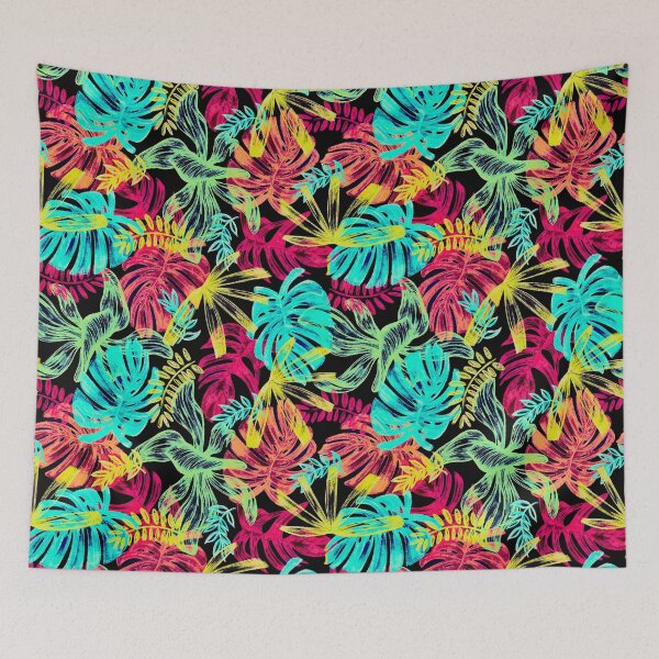 Item preview, Bright Tropical Leaf Pattern designed and sold by Amanda-Lakey.