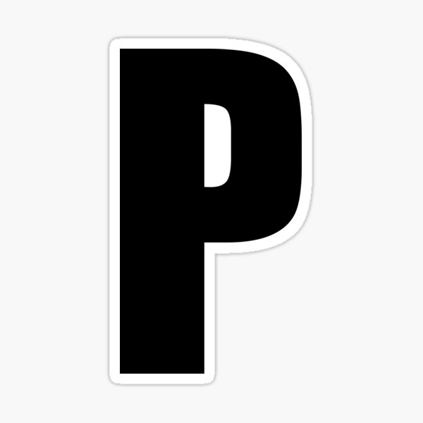 Alphabet P (Uppercase letter p), Letter P | Magnet