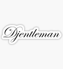 'Djentleman' - Djent Metal Sticker