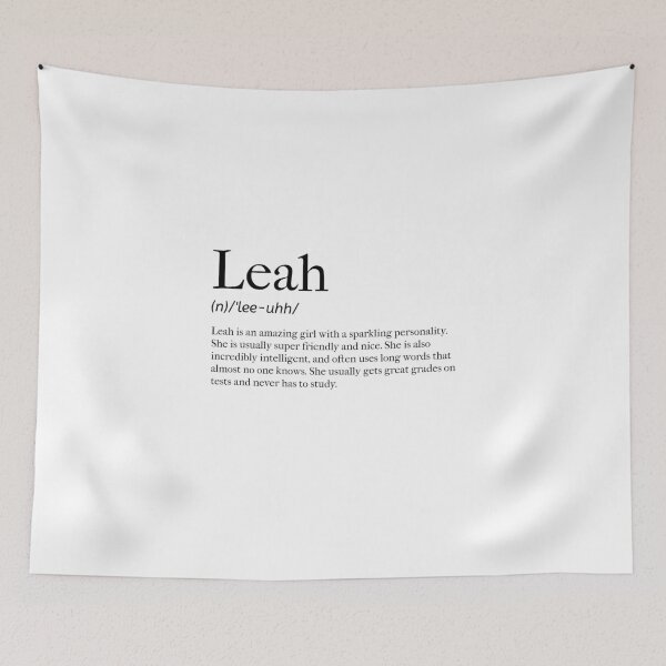 Item preview, Leah Definition designed and sold by tastifydesigns.