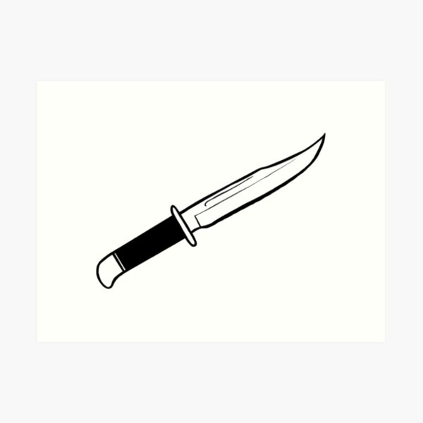 "Ghostface’s Knife" Art Print for Sale by notastranger Redbubble