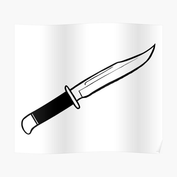 "Ghostface’s Knife" Poster for Sale by notastranger Redbubble