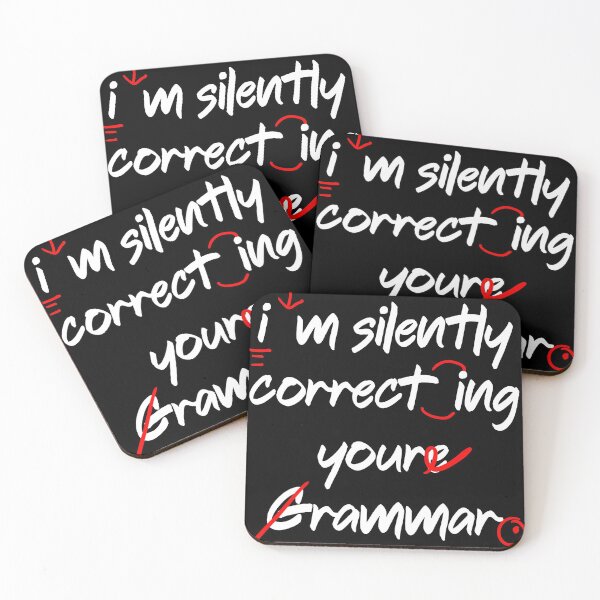 Item preview, I'm Silently Correcting Your Grammar design, Literacy Tee designed and sold by Lisbob.