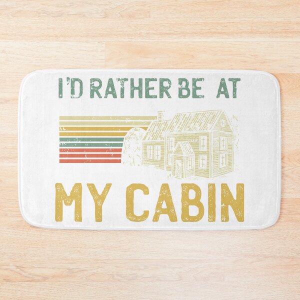 Item preview, Mountain Gift design | I'd Be At My Cabin designed and sold by Lisbob.