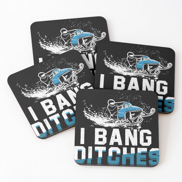 Item preview, I Bang Ditches | Hilarious Fun Snowmobile Lover Gift design designed and sold by Lisbob.