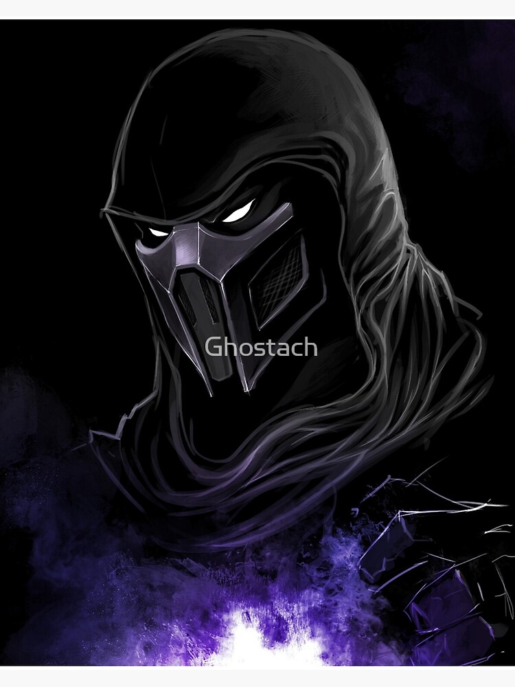 Noob Saibot mask from Mortal Kombat 11 - Darkness