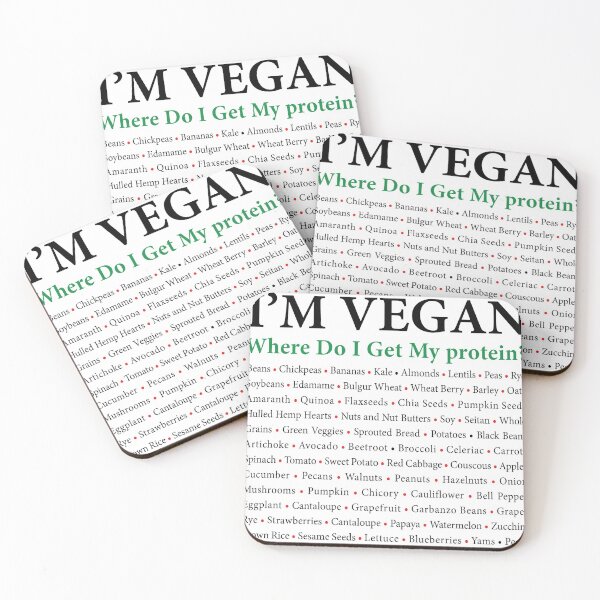 Item preview, Get You Vegan Protein ( Source List ) designed and sold by CoolNames.