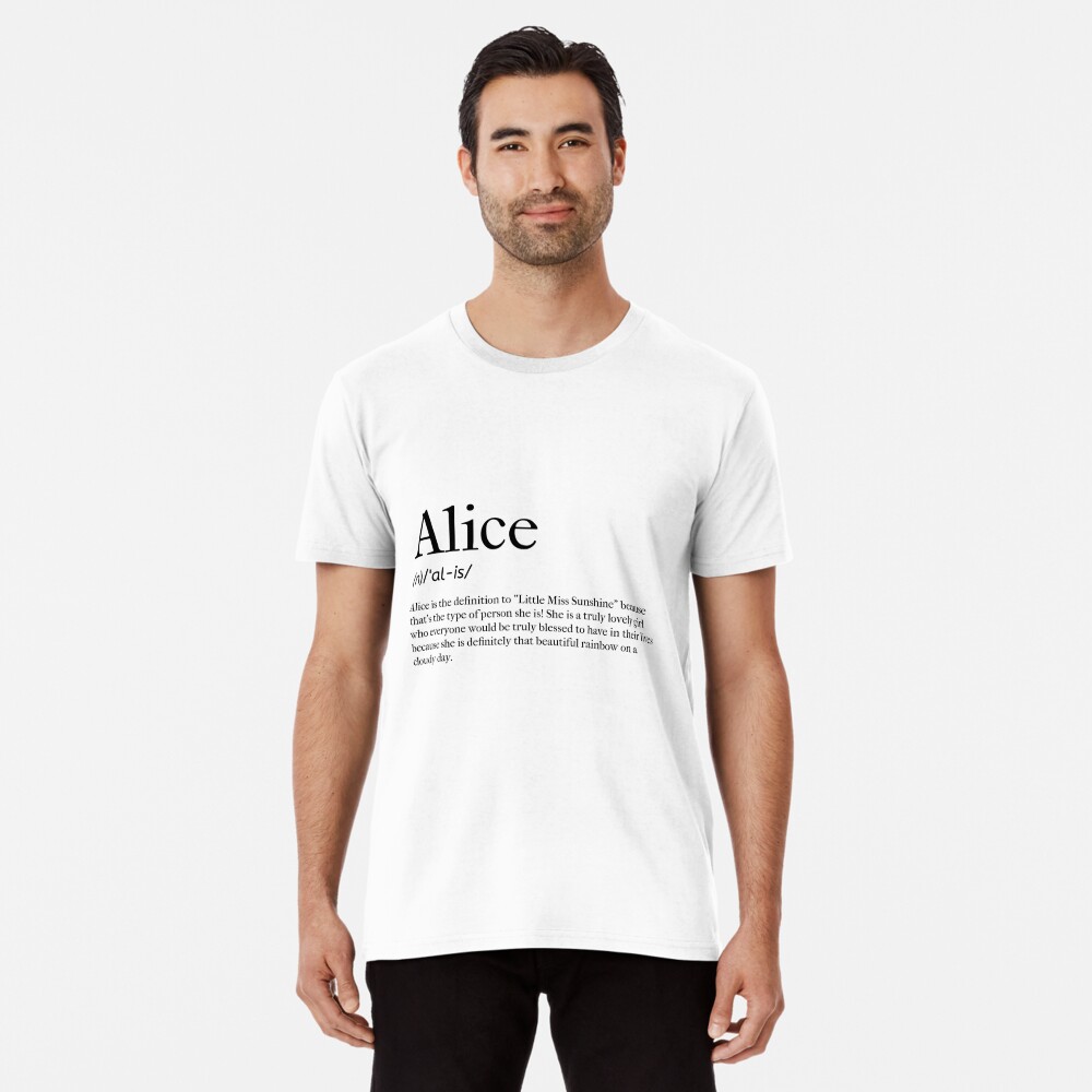 Alice Definition