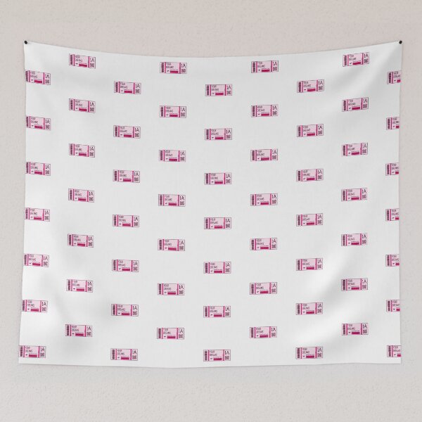 Item preview, Plane ticket pink designed and sold by thicker than  a sticker.
