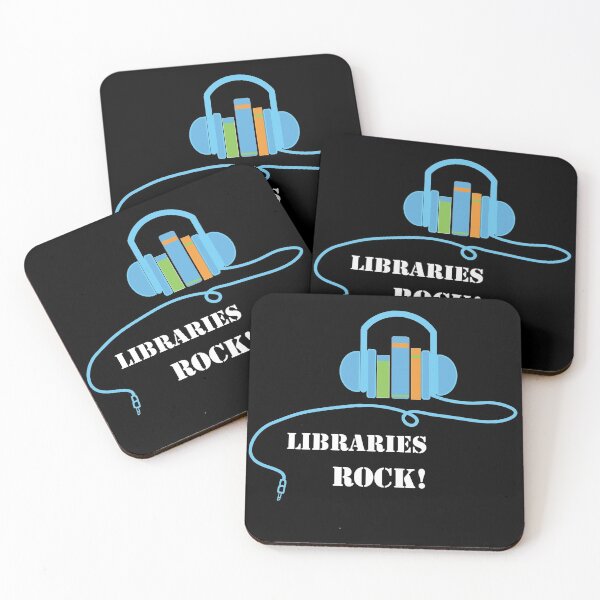 Item preview, Libraries Rock Book Lovers Librarians product designed and sold by Lisbob.