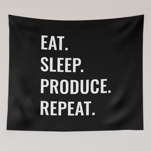 Item preview, Eat Sleep Produce Repeat designed and sold by manishfzr1995.