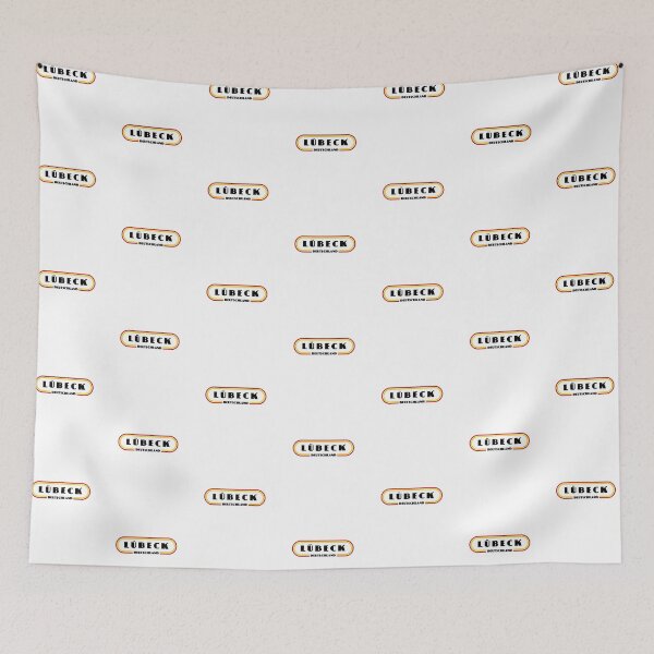 Item preview, Lubeck Deutschland Germany Retro Vintage Lines designed and sold by creativecaveman.
