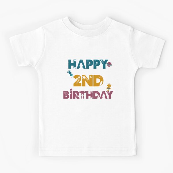 happy 2nd birthday shirt