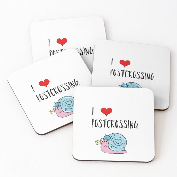Item preview, I love postcrossing snail mail designed and sold by Anjcreations.