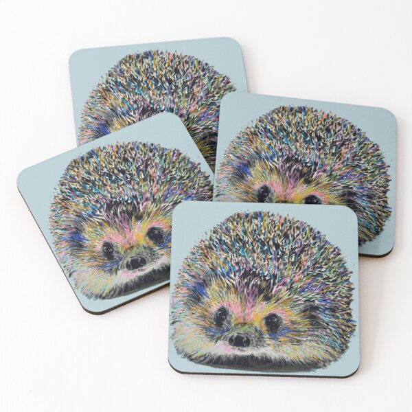 Item preview, Herisson blue background designed and sold by valsorbets.