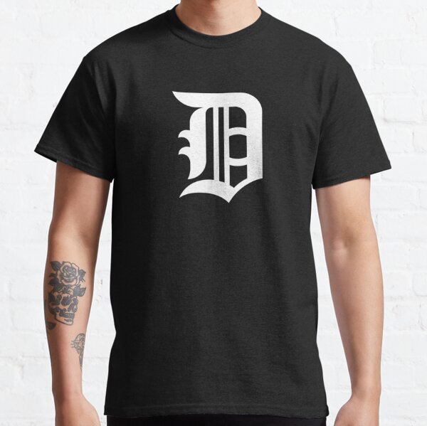  Detroit t-Shirt - Detroit D Logo Shirt for Men by