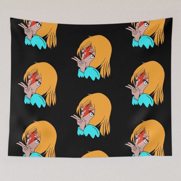 Item preview, Cute Anime Girl With Red Flash on Her Face designed and sold by isstgeschichte.