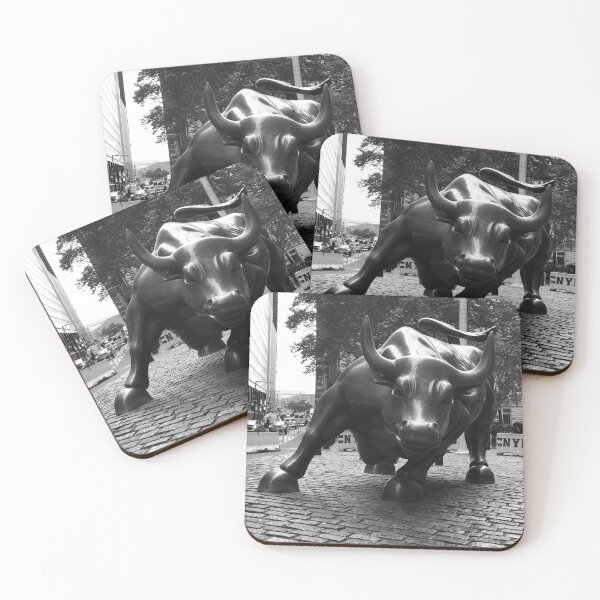 Item preview, Charging Bull - BW designed and sold by David Thompson.
