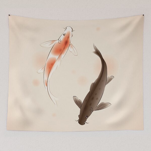 Item preview, Yin Yang Koi fishes 001 designed and sold by OriArtiste.