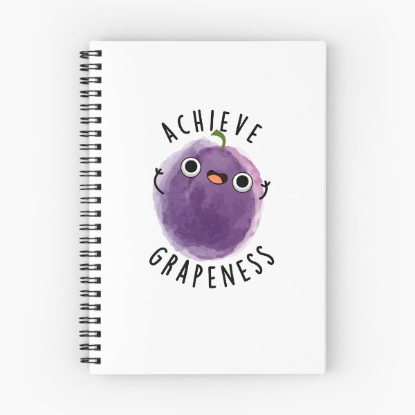 Item preview, Achieve Grapeness Positive Grape Puns  designed and sold by punnybone.