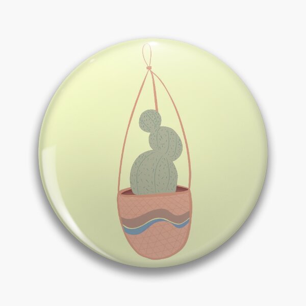 Item preview, hanging cactuc planter  designed and sold by Keeping Art Heavenly.