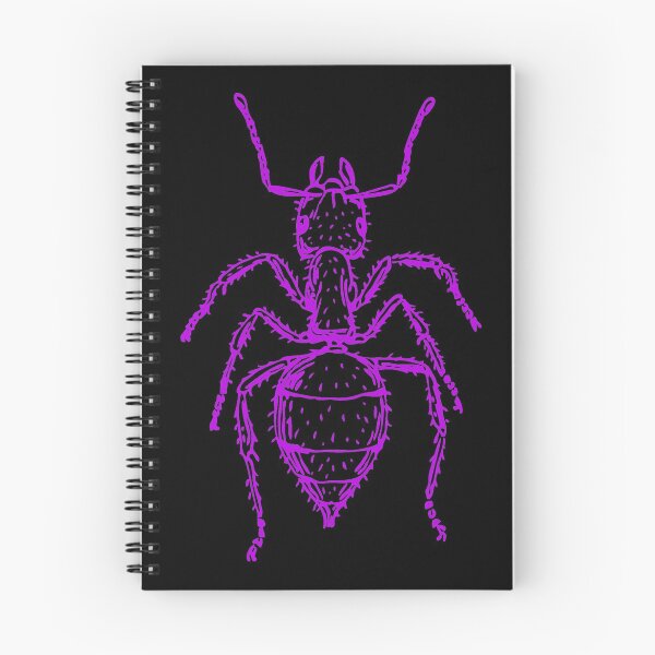 Item preview, Ants in Neon Purple Insect Gift  -Black and Dark designed and sold by Thordur Sturluson.