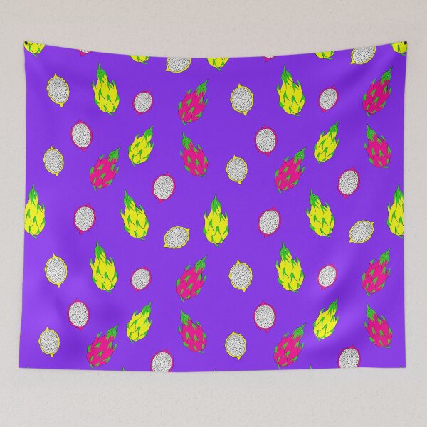 Item preview, Purple mist Dragon fruit print designed and sold by Pippywhippy.