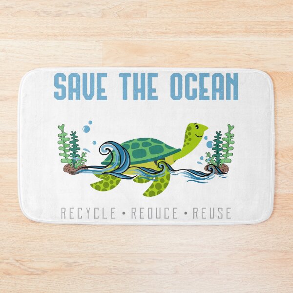 Item preview, Plastic Free To Save The Ocean Gift Design Idea design designed and sold by Lisbob.
