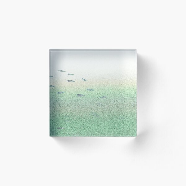 all the little fishy Acrylic Block